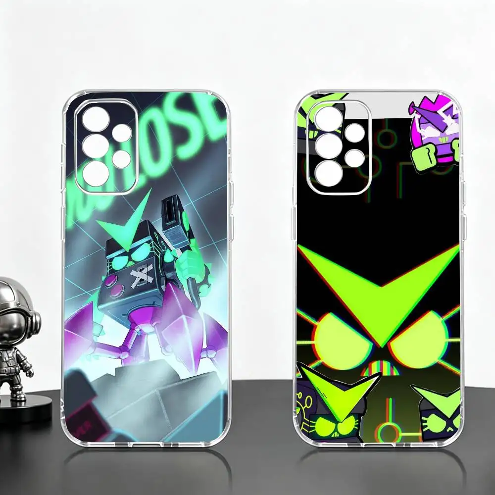 B-Brawl-Stars 8-Bit  Phone Case Transparent Silicone Soft For Samsung S25,S24,S21,S22,S23,S30,Ultra,S20,Plus,Fe