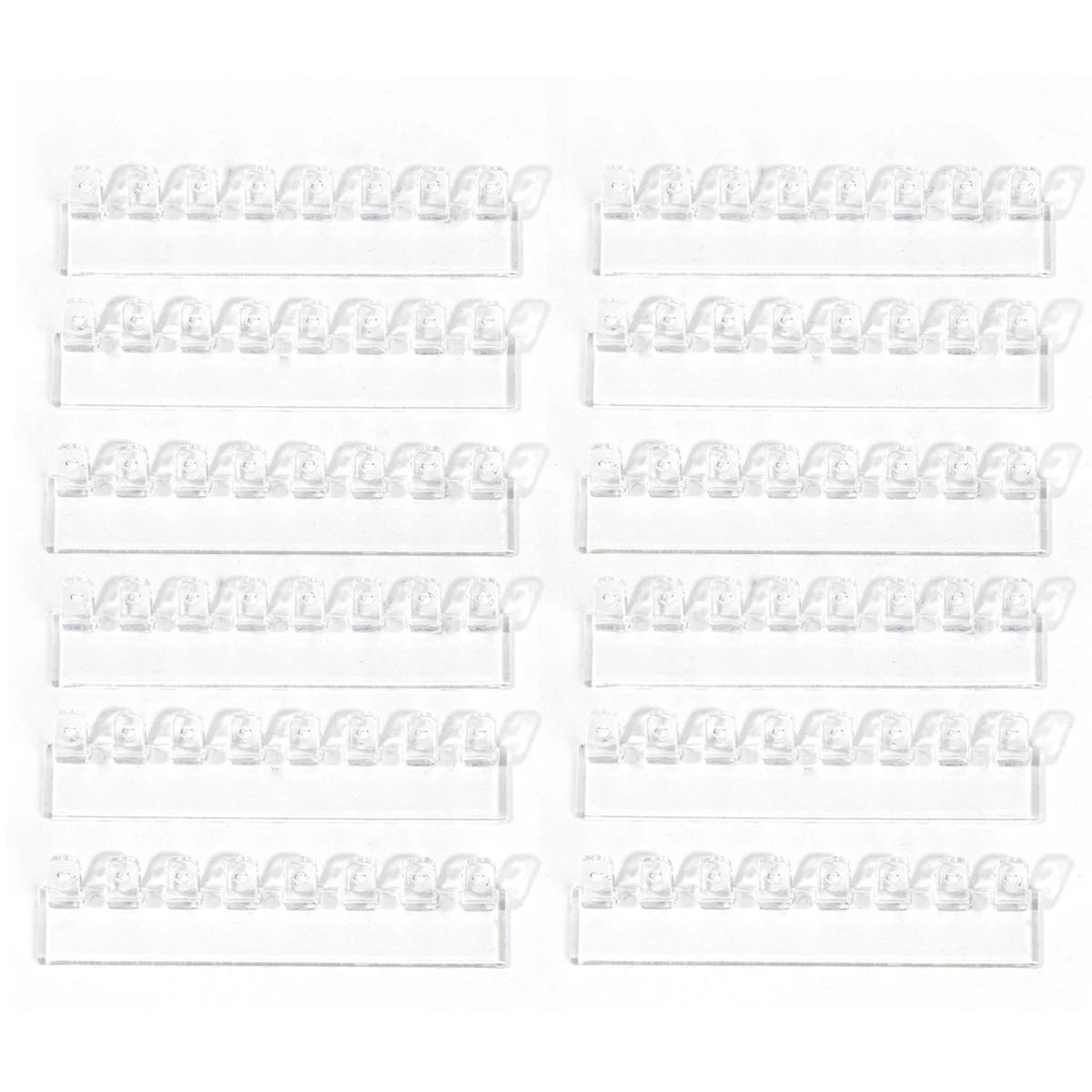 3-pack kettinghouder, kettingorganizer, wandmontage met 8 haken, voor het ophangen van sieraden, armbanden, armbanden en ringen