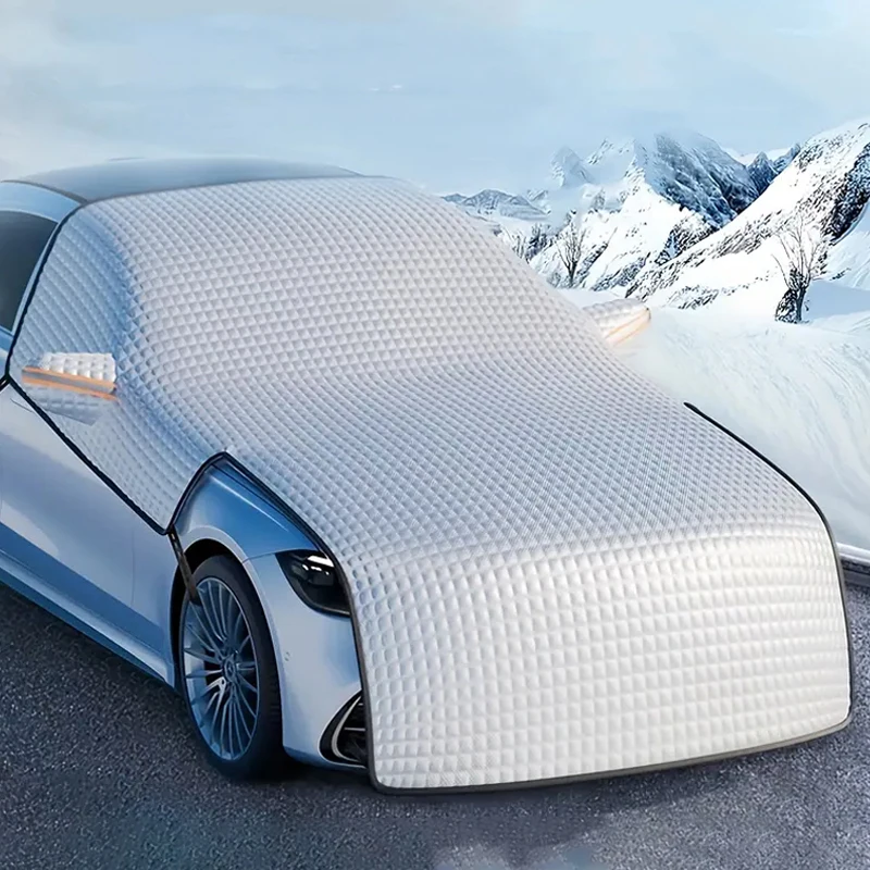 

Увеличенный 7-слойный зимний чехол для лобового стекла автомобиля, защита от снега, ветрозащита, водонепроницаемый чехол для окон автомобиля, универсальный для внедорожников и седанов