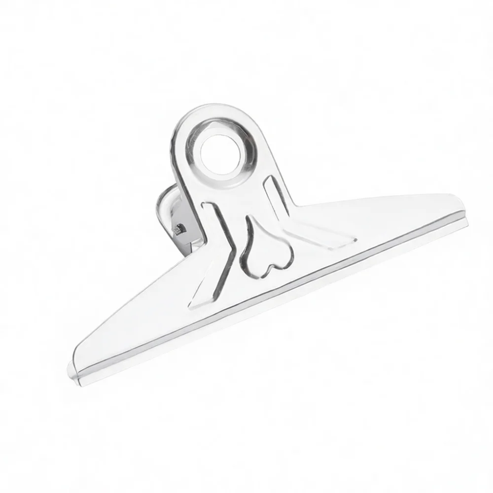 Stainless Steel Binder Clip Metal Office Stationery Folder Paper Organizer Strong Grip Clamp Document File Holding Tool