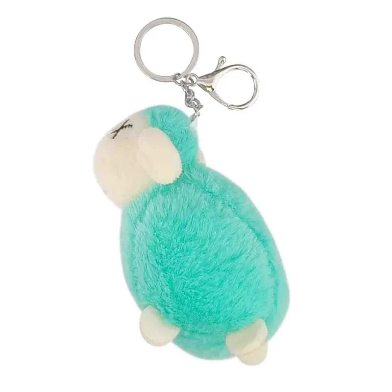 Cute Cartoon Lamb Animals Soft Stuffed Plush Toys Kawaii Backpack Decoration Exclusive Design Keychain Birthday Gifts for Friend