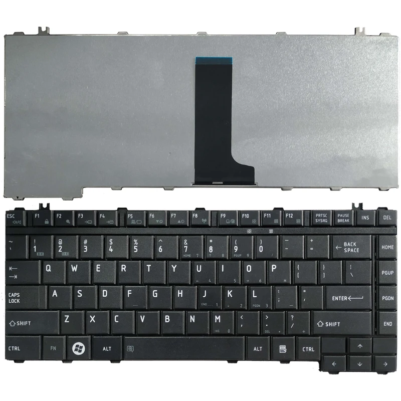 English/US Keyboard for Toshiba Satellite M205 M500 M505 L200 L205 L450 L450D L510 L515 L455 L455D A300D A305 A305D A355D NSK-TA