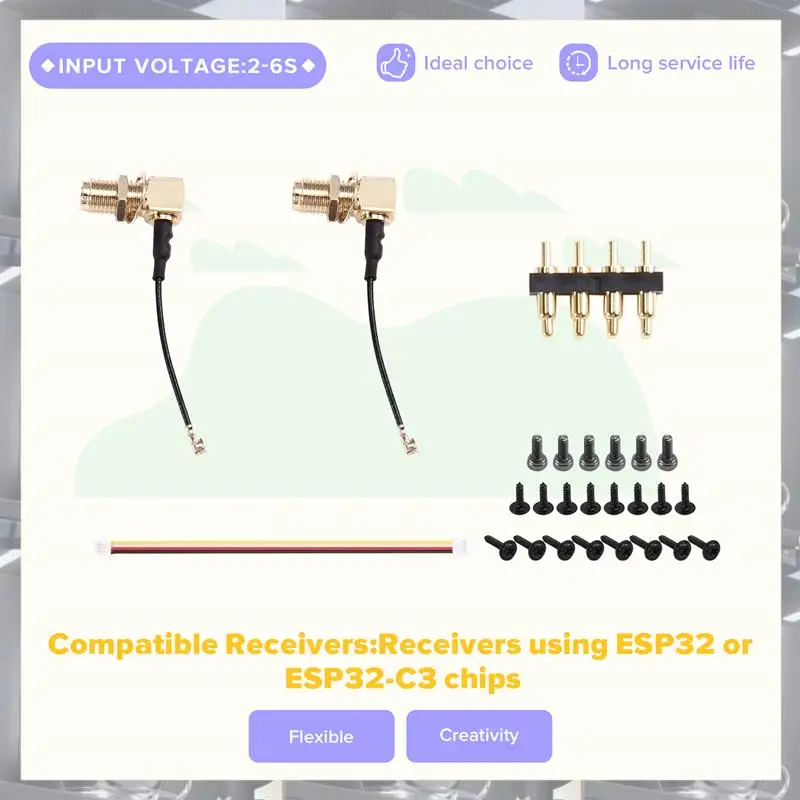 Hot Selling-RX As TX JR-Bay Modification Kit Receiver Paired 915M/2.4G Dual Mode For FPV Long Range Drone RC Airplane DIY Part,R