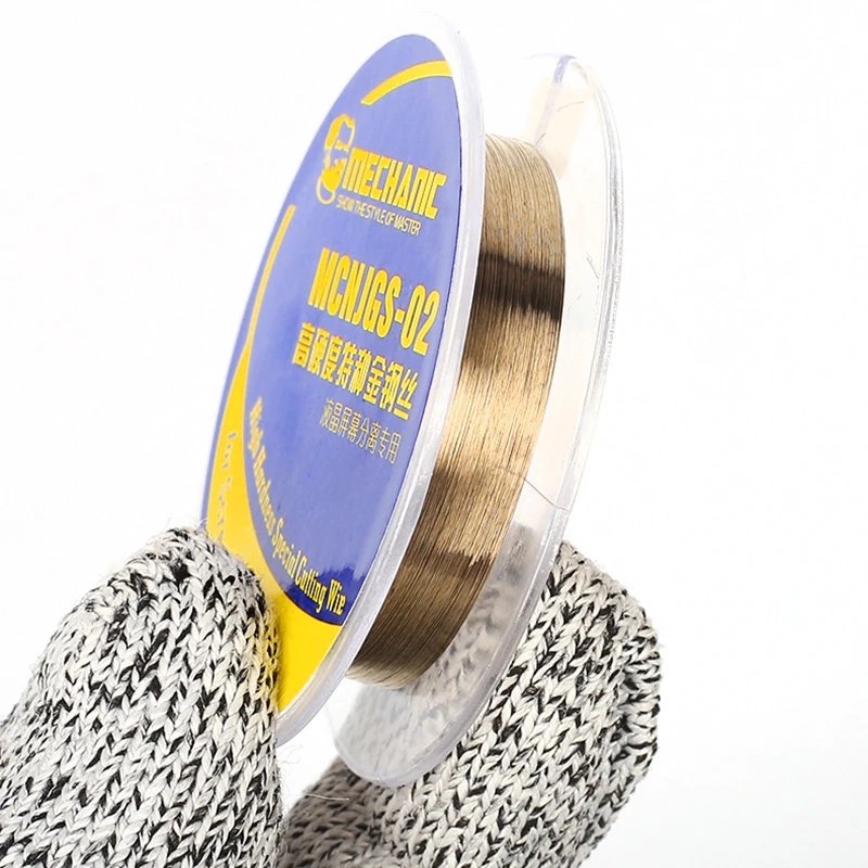 Fio de corte especial para dureza, alta dureza, MCNJGS-02, 0.03, 0.04, 0.05, 0.06mm, lcd, haste de linha especial de separação