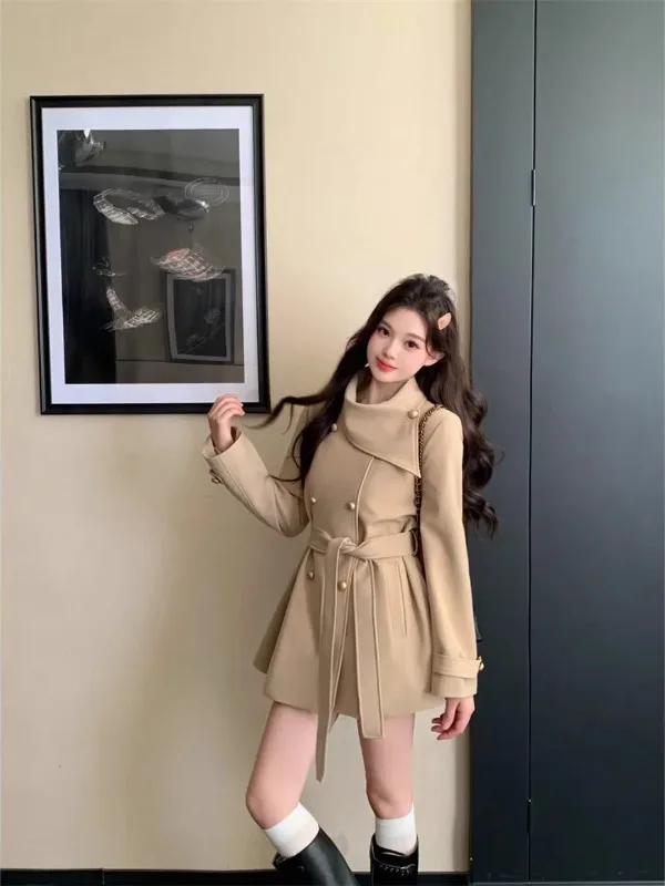 

Женский жилет с поясом больших размеров, весенняя утепленная верхняя одежда в корейском стиле, повседневное длинное пальто-жилет