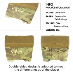 DMGear Protector de entrepierna táctico MOLLE doble cara Multicam