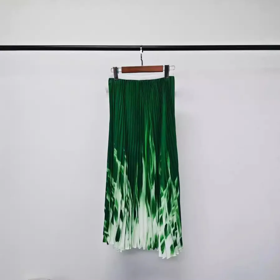 Miyake 2025 New Spring and Summer Pleated Skirt Loose Commuting Plisse Wear Fashion Pleated Slim Print Pleated Soft Fabric