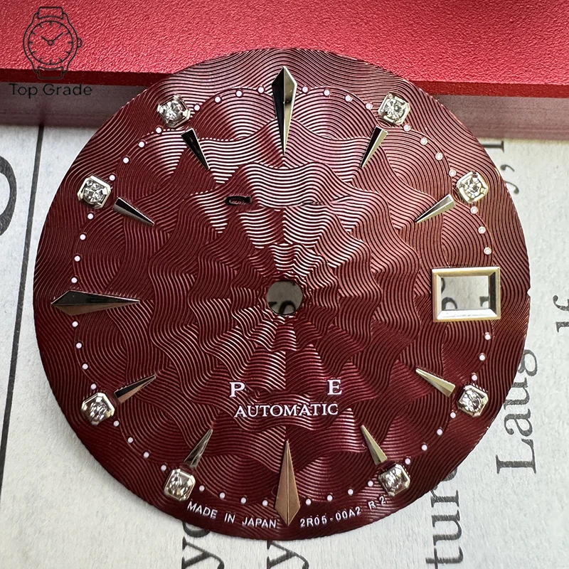 TG 29mm NH35 PRESAGE S logo Drill Cocktail Dial Suitable for NH35/NH36 Movement Watch Modification Accessories