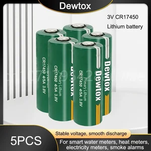5pcs CR17450 Batería de manganeso de litio 3V Medidor de agua Medidor de flujo PLC Batería de localización GPS GPS 12 mejores ventas CR17450 - №3