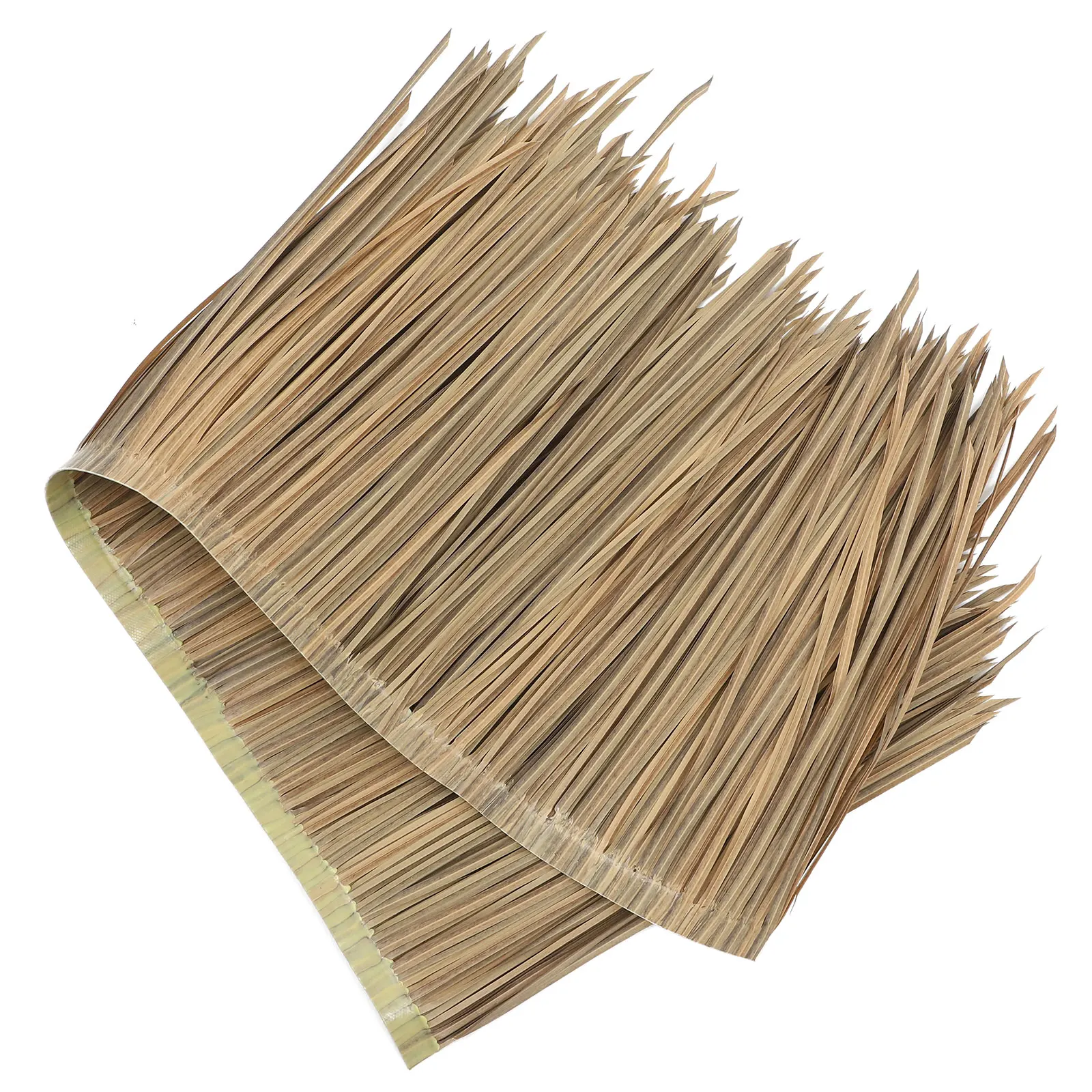 Piastrella simulata di paglia artificiale, decorazione per tetto paesaggistico, decorazione in paglia, plastica