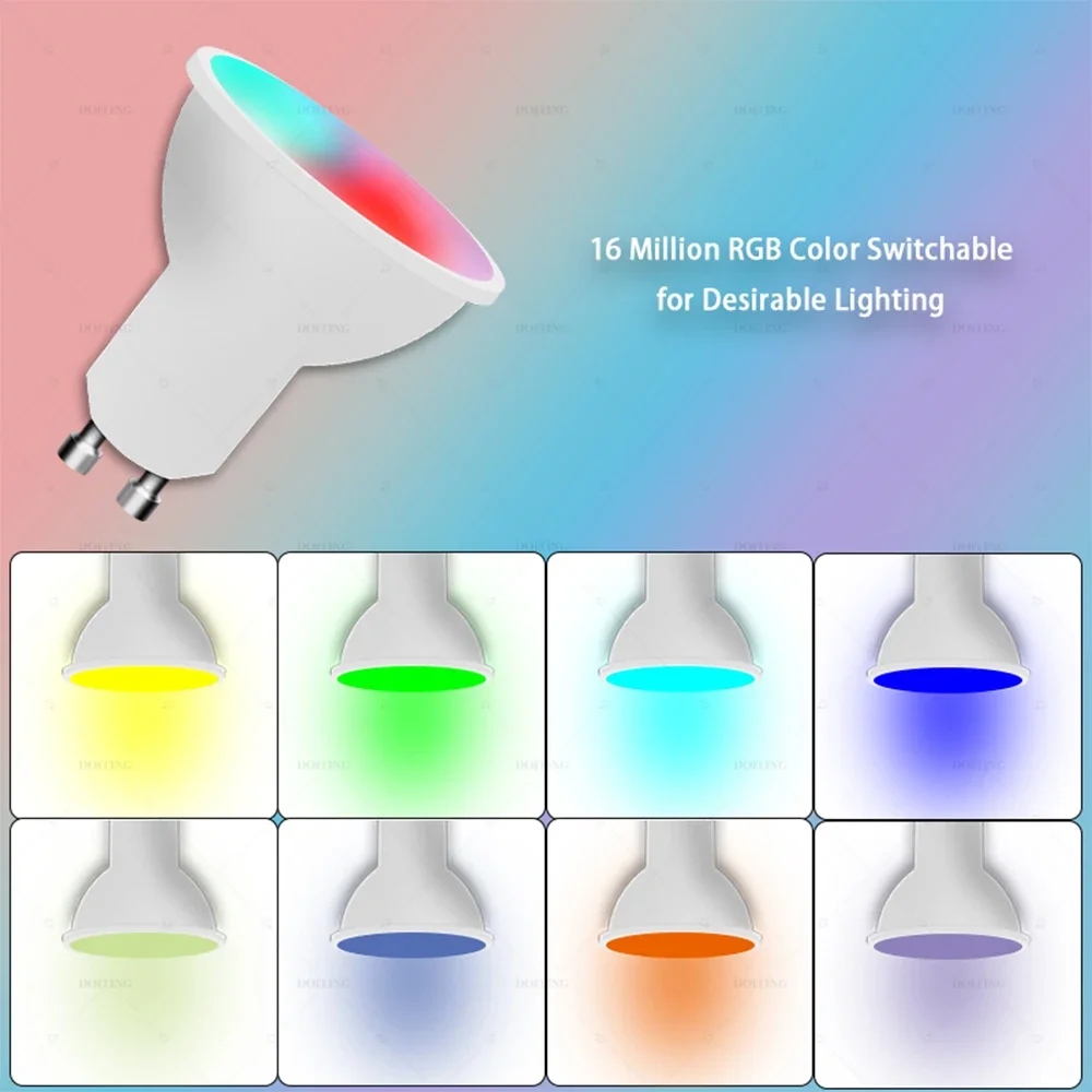 LED Bulb GU10 RGBW 85-265V LED Light Infrared Remote Control Color Changing RGB White Light Spotlight LED Spotlight