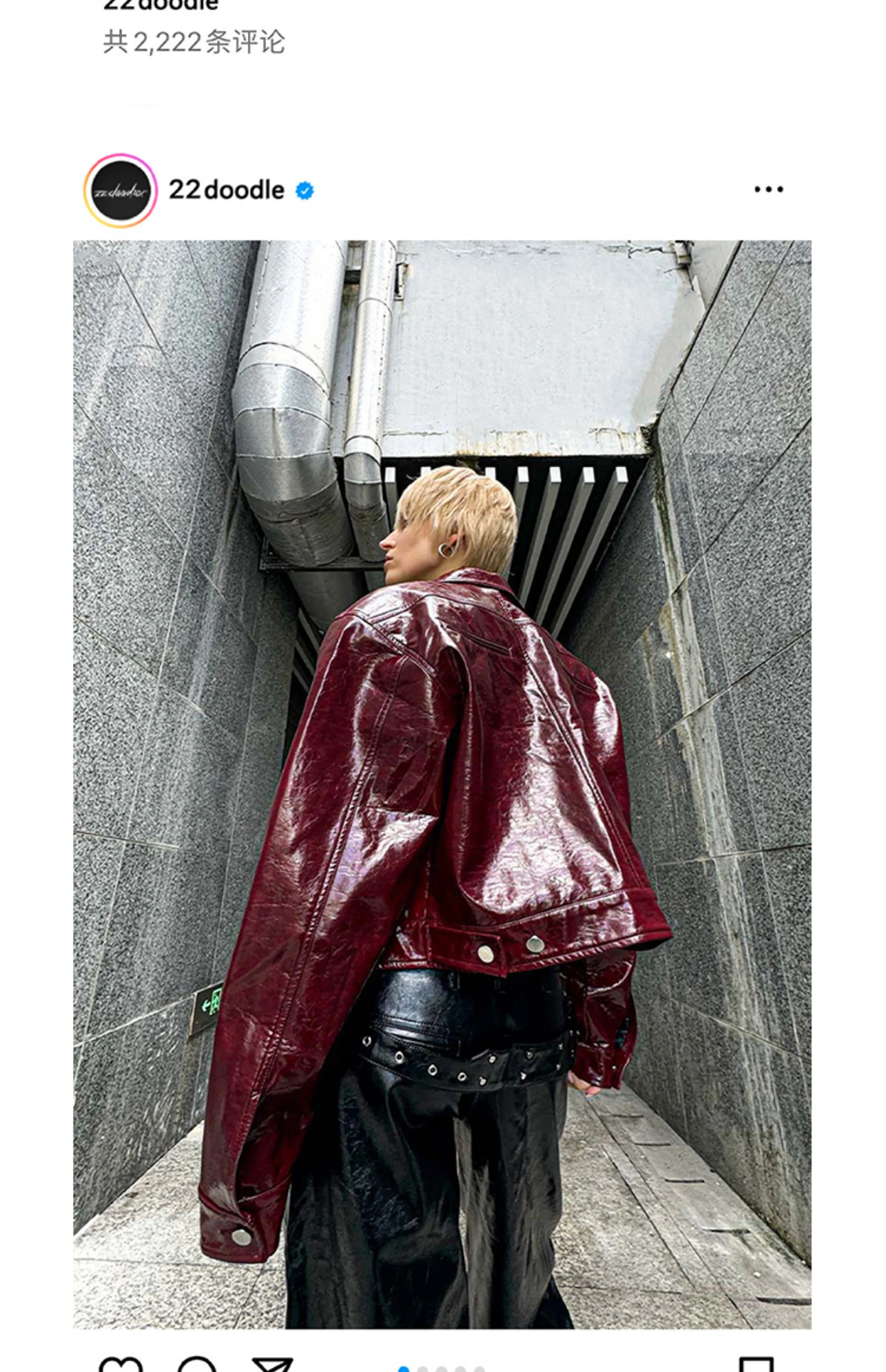 Lautaro Autumn Cool Short Oversized Pu Leather Jacket Women Shoulder Pads Zippper High Quality American Retro Punk Style Clothes