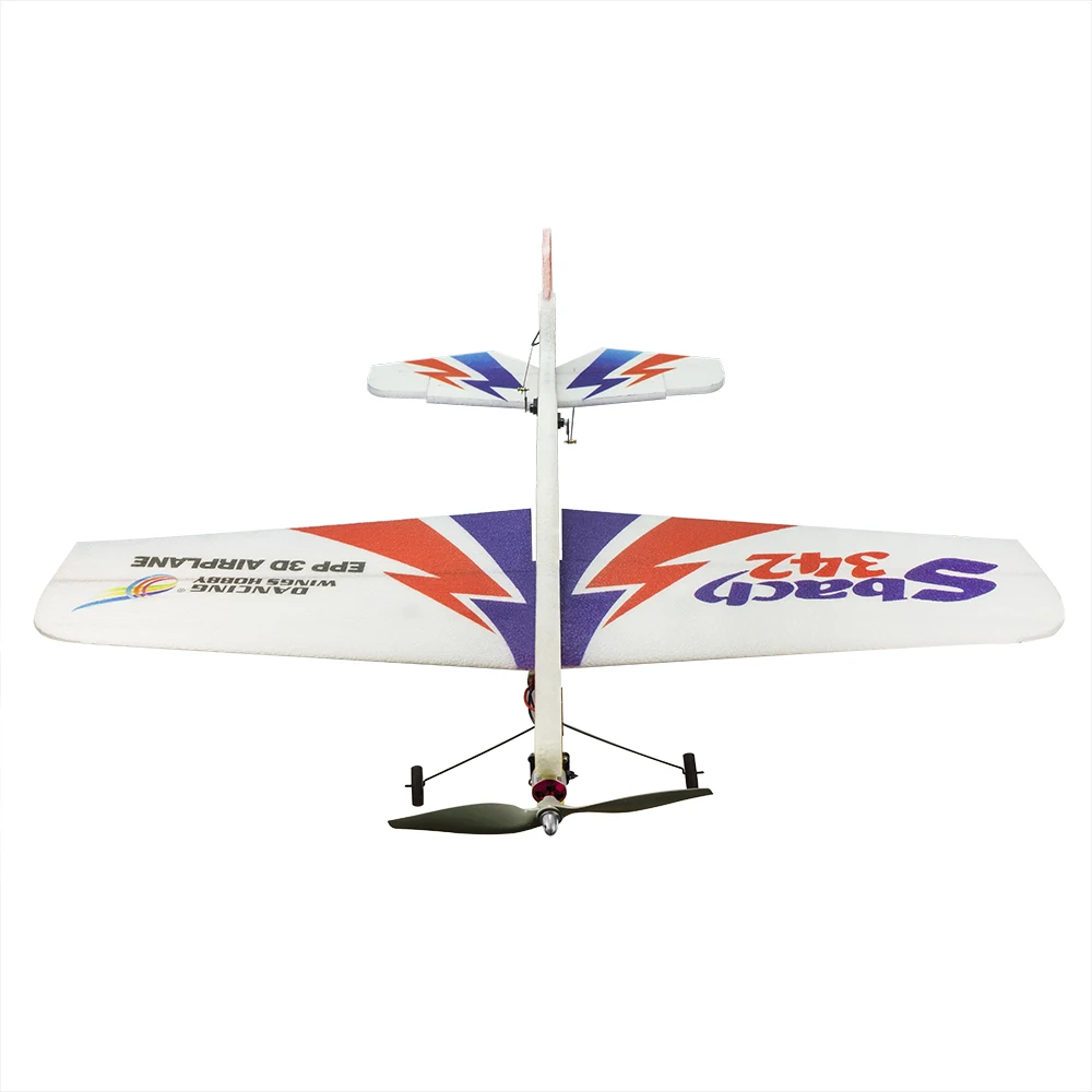 Real Hawk-avión eléctrico teledirigido EPP Sbach342, Avión de espuma 3D, envergadura de 1000mm, juguete para exteriores