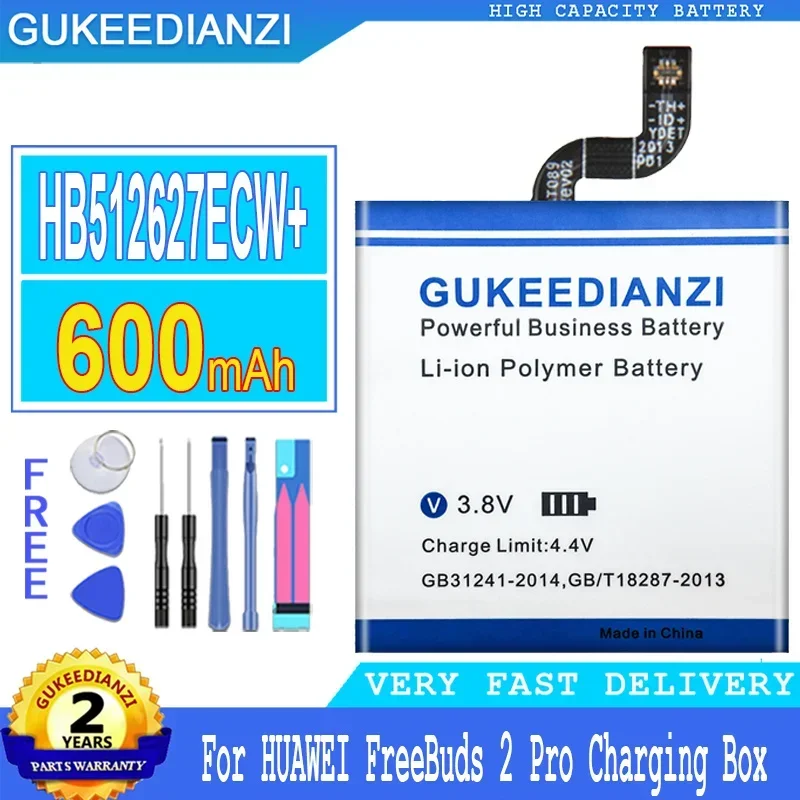 Аккумуляторная батарея HB512627ECW + 120 мАч/600 мАч для HUAWEI FreeBuds 2 Pro