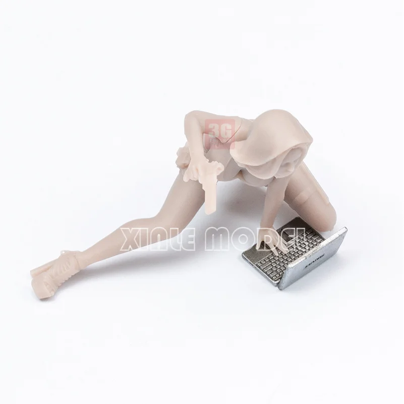 LIANG harsmodel F003 hacker meisje soldaat beeldje scène bijpassende 1/35 DIY accessoires