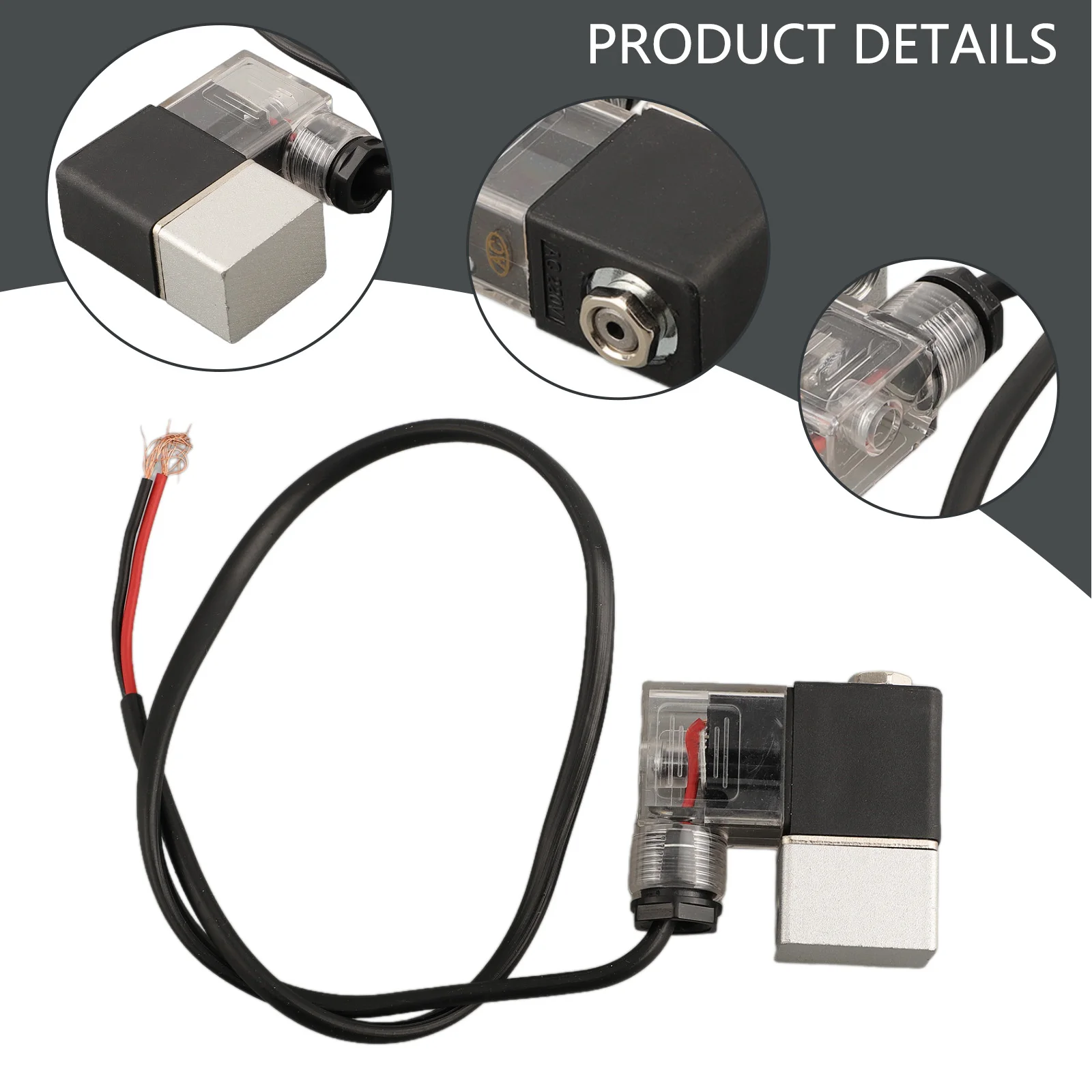 Silent Air Compressor Pump Accessory Solenoid Valve Exhaust One-way Check Valves Air Compressor Air Pump Accessories Tools