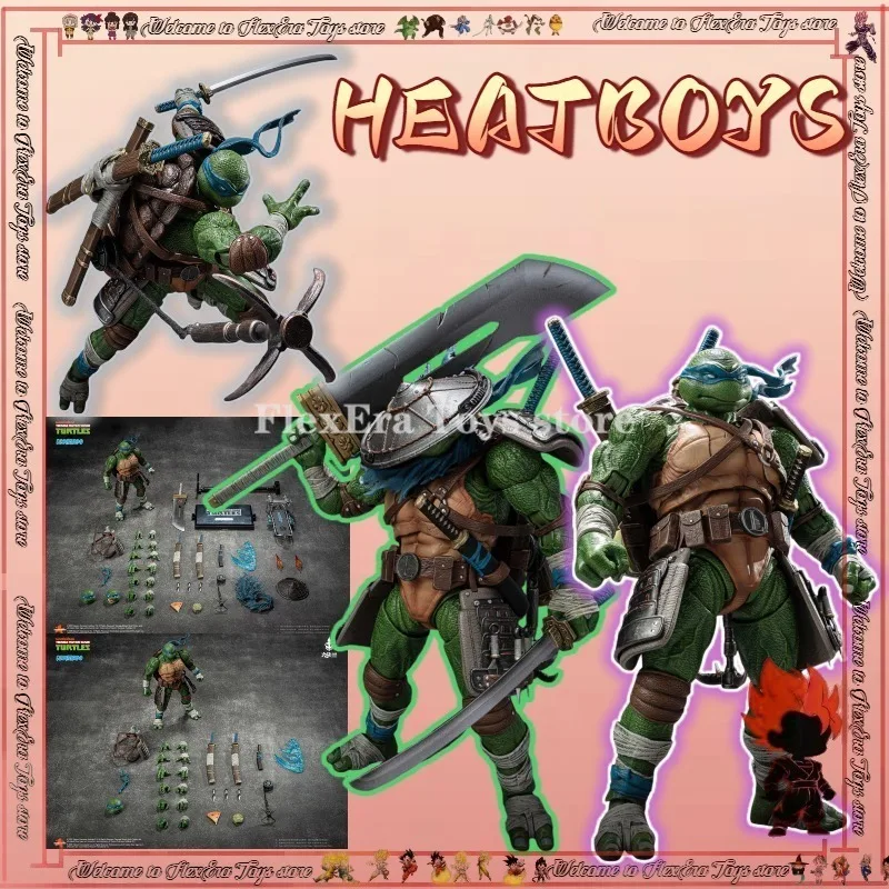 

HEATBOYS Huo Zai Anime Teenage Mutant Ninja Turtles Leonardo Deluxe Edition Standard Edition Animation Model Action Figure Toy