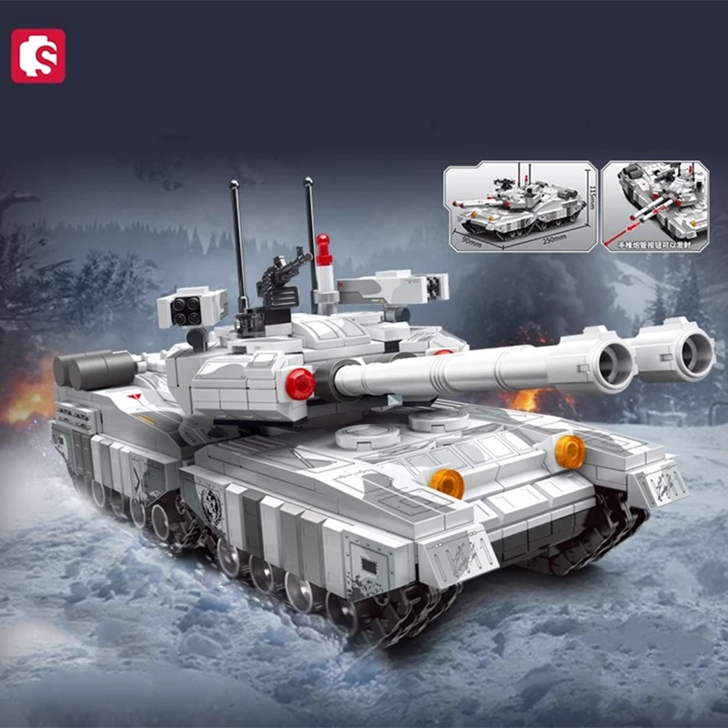 SEMBO Tank Bausteine China Military Series Sammlung Montage Modell Ornamente Bildung Kinderspielzeug