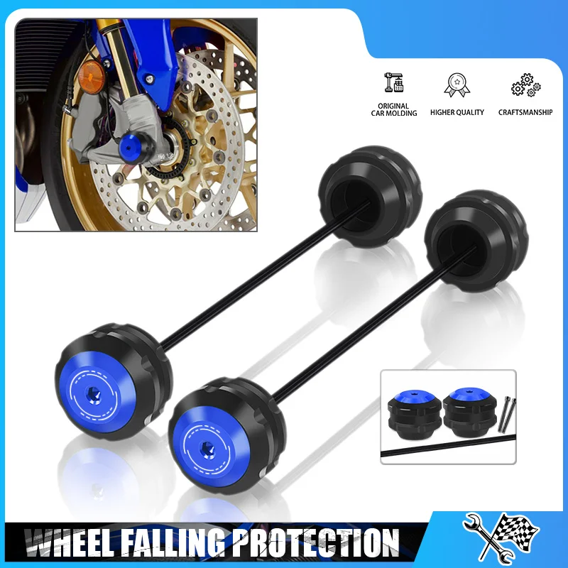 Wheel Falling Protector For F900XR F900R 2019 20 21 22 23 2024 Motorcycle Front & Rear Wheel Axle Fork Crash Slider Pad f900xr