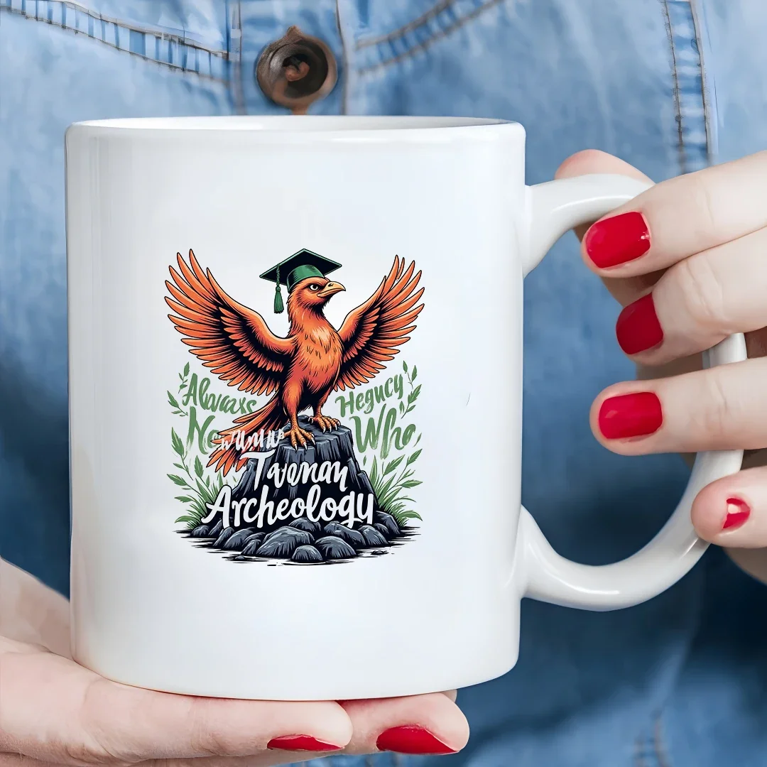

11oz Cup + Phoenix Cap + Tavena Archaeology Cup Warm Phoenix Cup Christmas Gift for Family Office