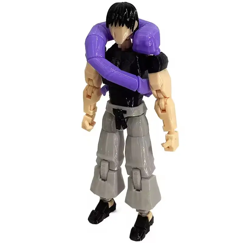 3D Printed Jujutsu Kaisen Fushiguro Toji Anime Multi-Jointed Shapeshift Toys Action Figures Mannequin Model Ornaments Gifts