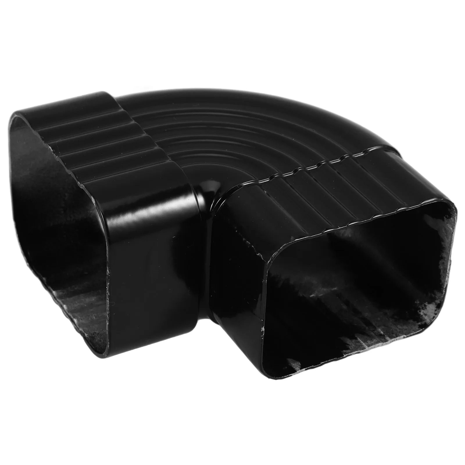 

Aluminum Rainwater Pipe Fittings Black Color Bend Drain Pipes Universal Gutter Downspout Strainer Adapter Drainage Connector