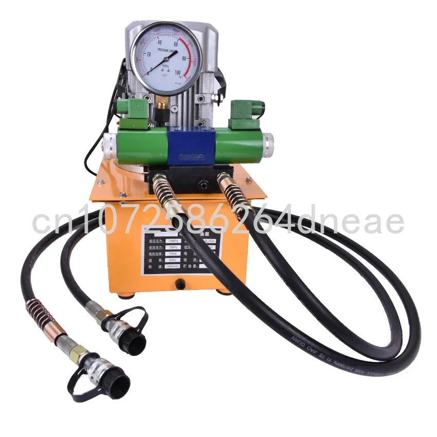 1pc High Pressure Double Action Electric Hydraulic Pump ZCB-700AB-2 with Electron Magnetic Valve with Pedal