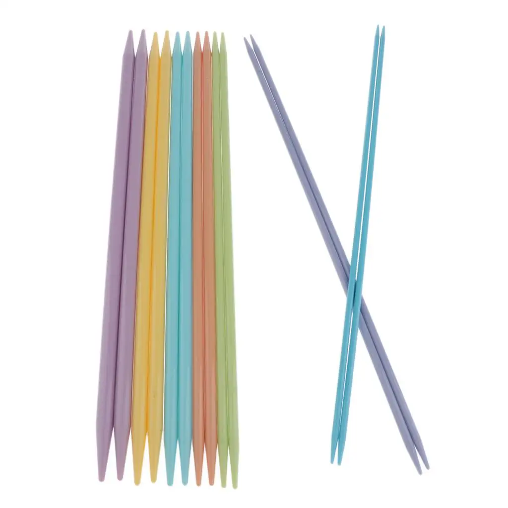 

14Pcs Straight Crochet Hook Knitting Needle Weaving Crafts Tools 7 Sizes