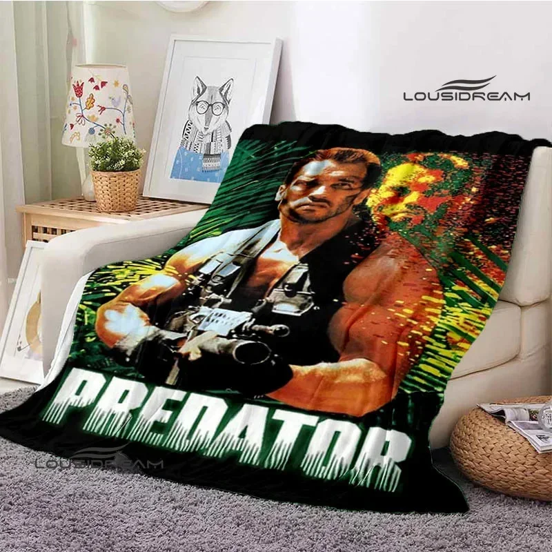 

Predator 3D Printed Blanket Children Warm Beautiful Flannel Soft Comfortable Blanket Home Travel Birthday Gift Bed Blanket