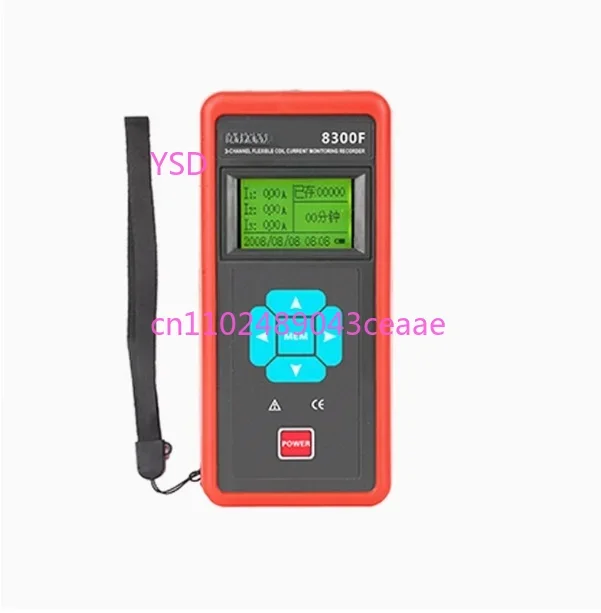 

Three channel AC current detector, three-phase recorder, leakage current testing clamp meter