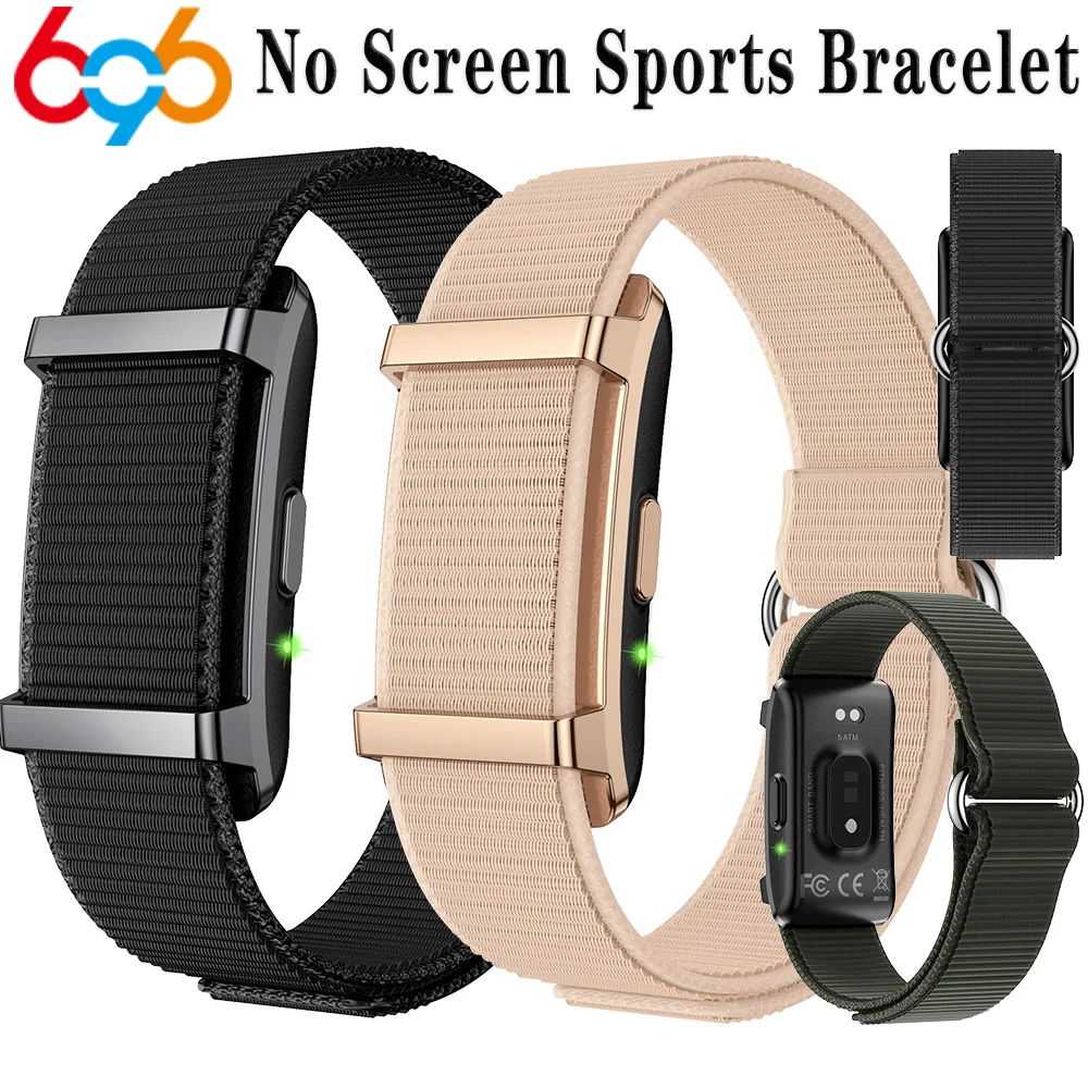 

Wristband Waterproof Sports Fitness Tracker Screenless Smart Bracelet Sleep Heart Rate Monitor Pedometer Call Reminder Couples