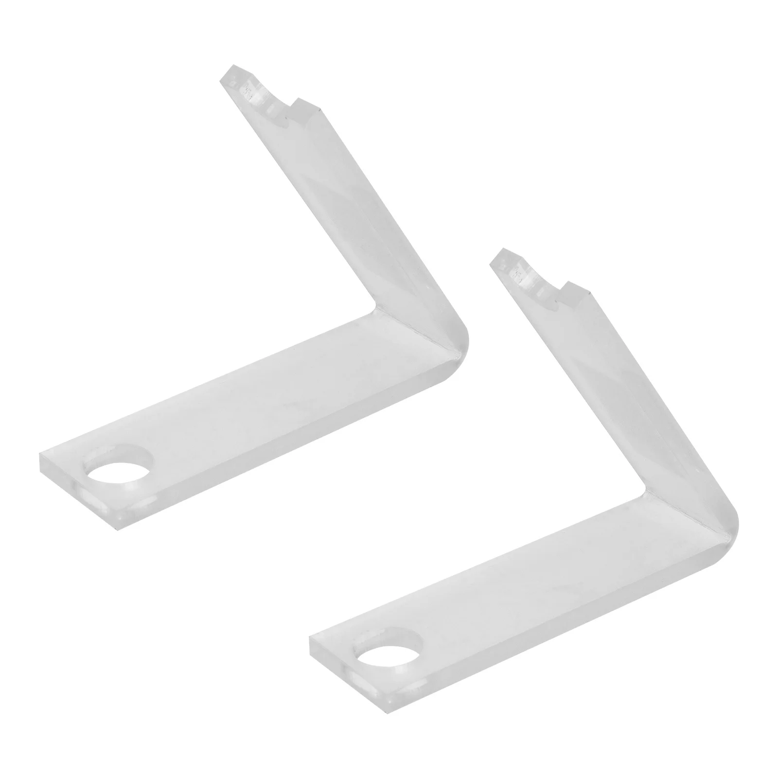 2 قطعة الاكريليك متعددة الوظائف القلم عرض موقف فرشاة للمكياج حامل منظم سطح المكتب فرشاة للمكياج تخزين الرف القلم عرض موقف #4