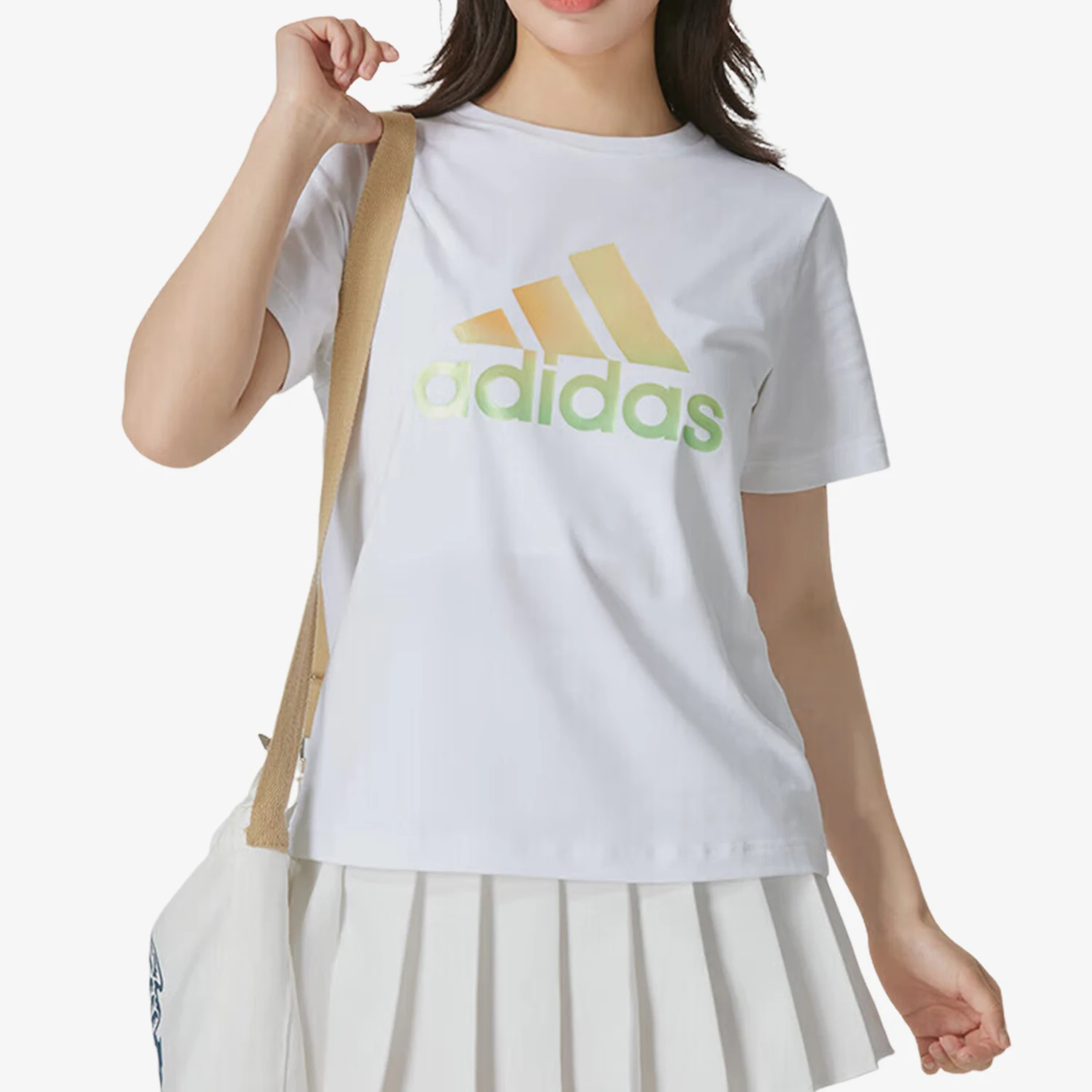 Adidas genuine new women's round neck breathable short sleeved T-shirt IM8885