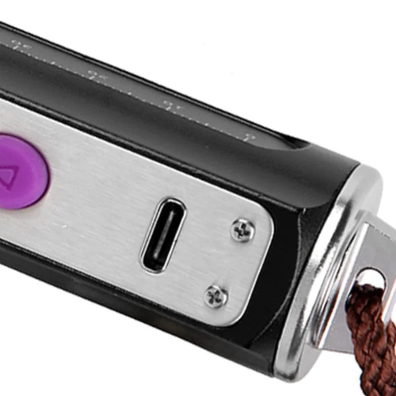 Portable 3 LEDs Expert Jades Flashlight Torch USB Rechargeable Jewelry Gems Identification Lights