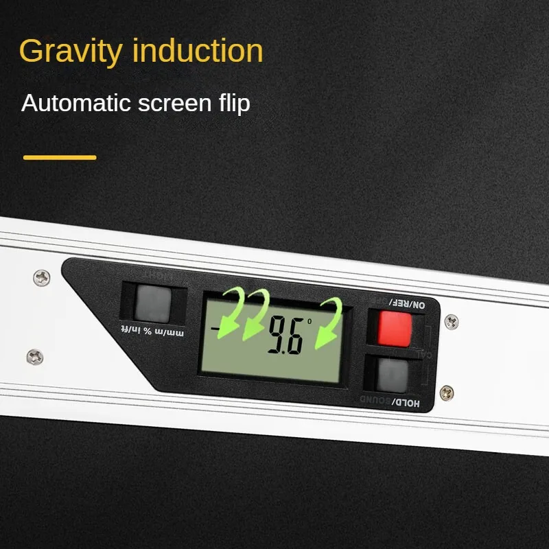 Deli 9-inch digital level 230mm strong magnetic torpedo level mini portable 600mm digital level bubble magnetic level