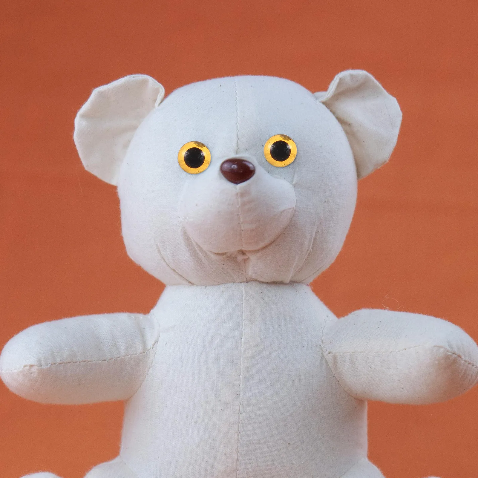 

100Pcs Round Needle Felting Glass Realistic Eyes Craft Eyes for Soft Animal Making Supplies Safety Eye Decorative Crochet