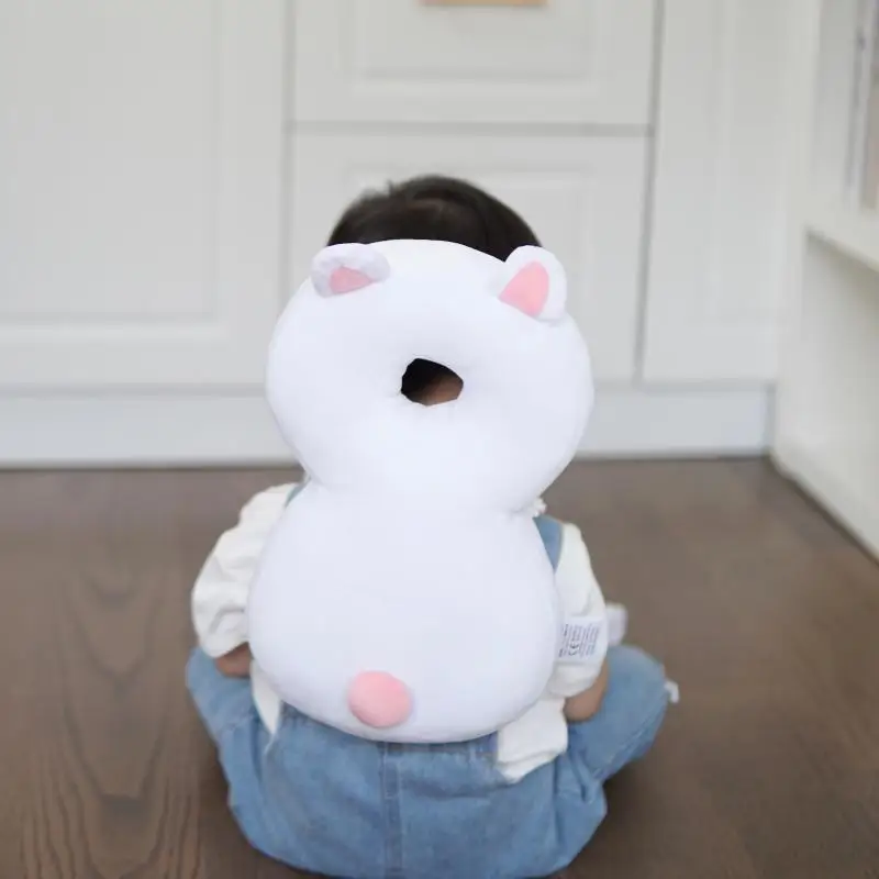 Instagram Children's Anti Drop Pillow Cartoon Little Bear Rabbit Head Protection Cushion for Infants and Toddlers