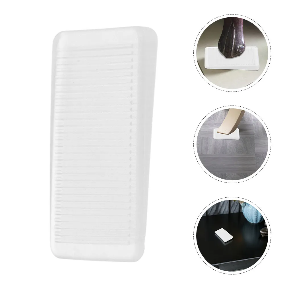 8Pcs Clear Plastic Furniture Leveling Wedges Adjustable Table Leg Shims for Uneven Floors Floor Protection Scratch Resistant