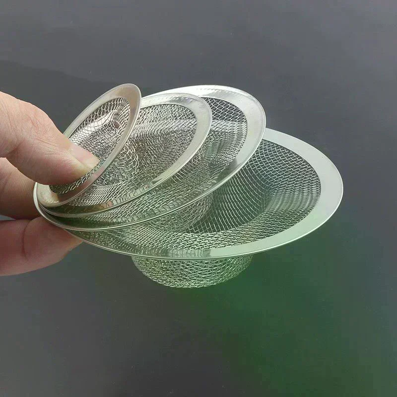 

1 шт. Фильтр для кухонной раковины из нержавеющей стали, сетчатый фильтр для слива в ванной, уловитель волос для душа, заглушки, кухонные аксессуары