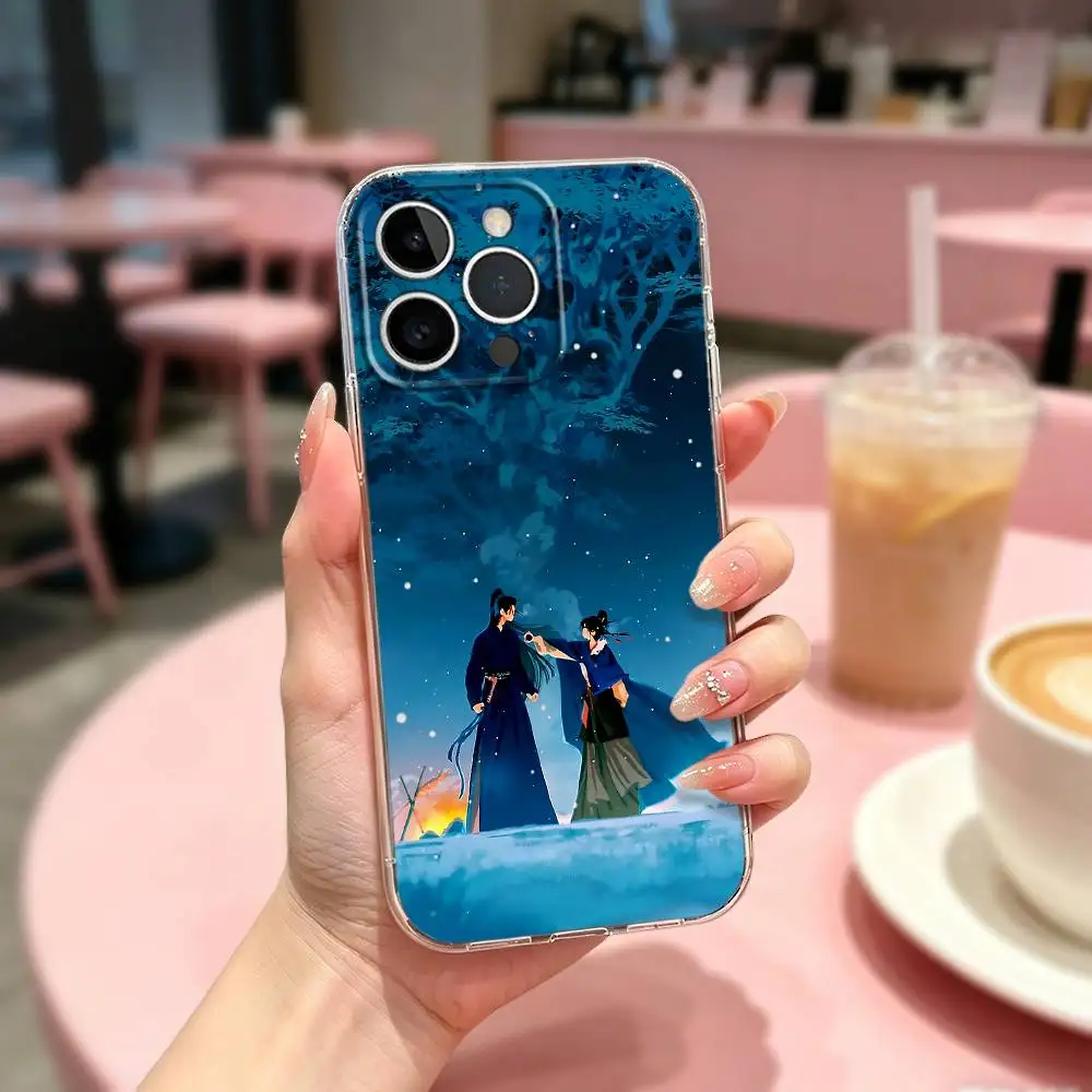 

P-Pursuit of Jade Zhang Linghe Phone Case For iPhone17,16,15,14,13,12,11 Plus,Pro Max Soft Transparent Cover