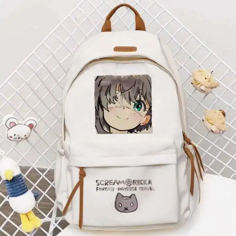 

Takanashi Rikka Schoolbag Backpack High-Capacity Shoulder Bag Cosplay Student Teenager Gift B1956 Anime