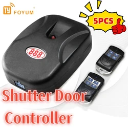 5PCS Shutter Door 888 Receiver 433MHz AC220V External Motor Controller Garage Gate Rolling Shutter Door Control Box Receiver