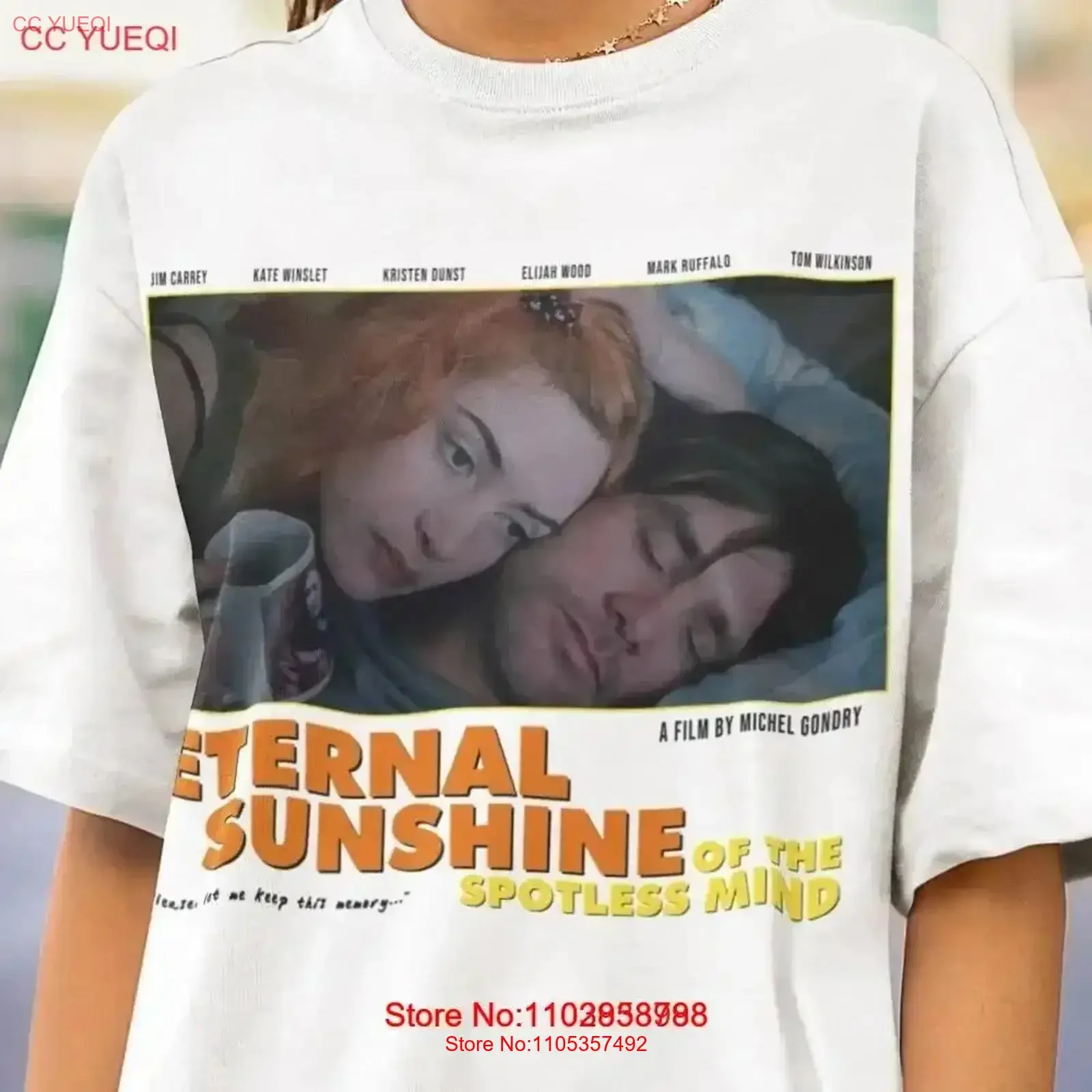 Eternal Sunshine of the Spotless Mind Movie T shirt Vintage S vintage Washed fashion Stretched Versatile graphic Breathable
