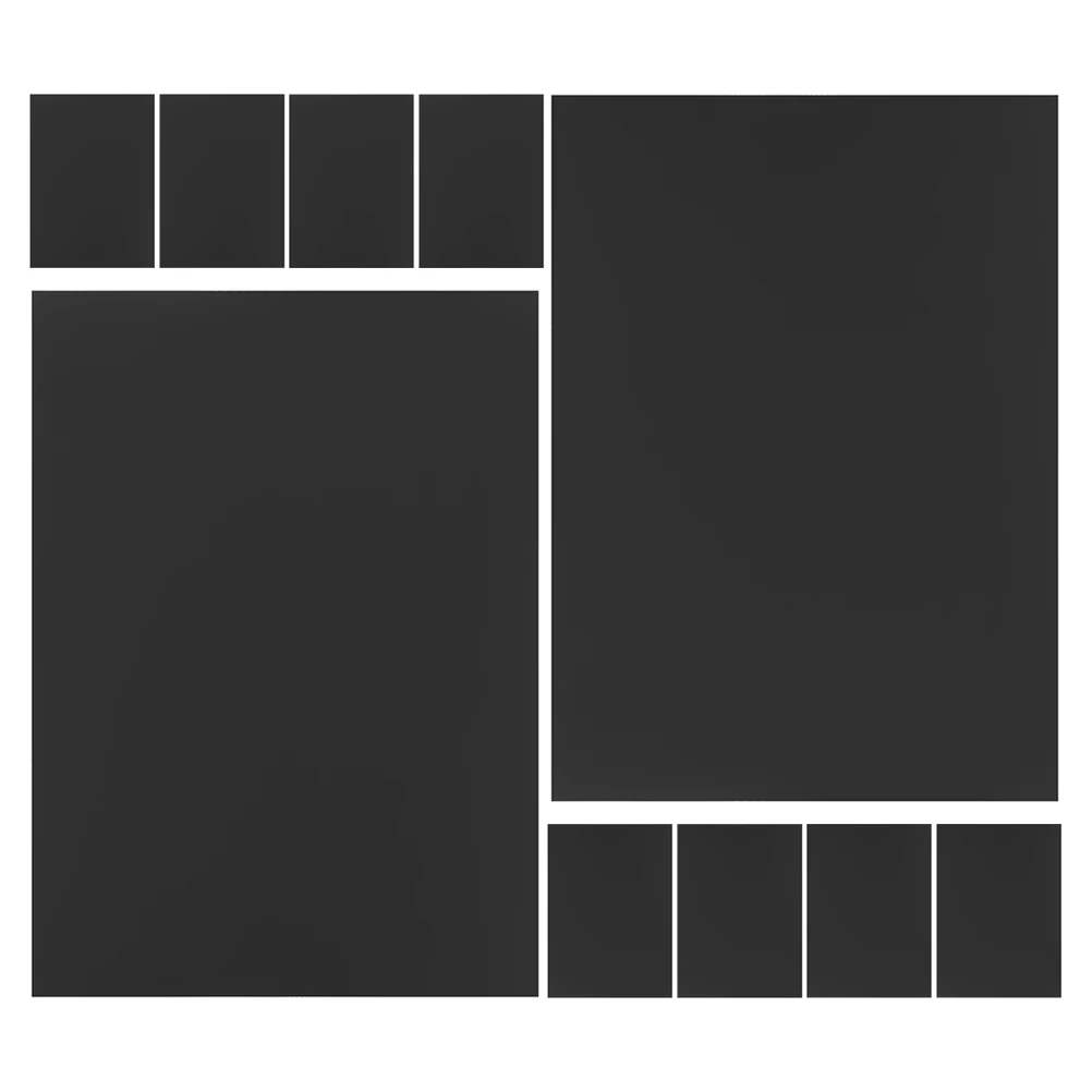 

2pcs 40 Sheets Black Cardstock A4 Thick Paper For Crafting Business Cards Drawings Diy Invitations Menus Wedding Greeting Cards