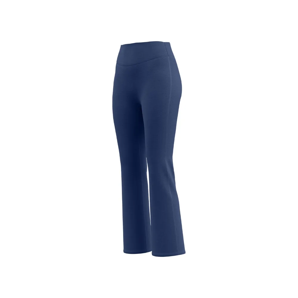 Women High Waist Yoga Flared Pants 2025 New Hip Lift Slim Fit 9-Point Sports Pants