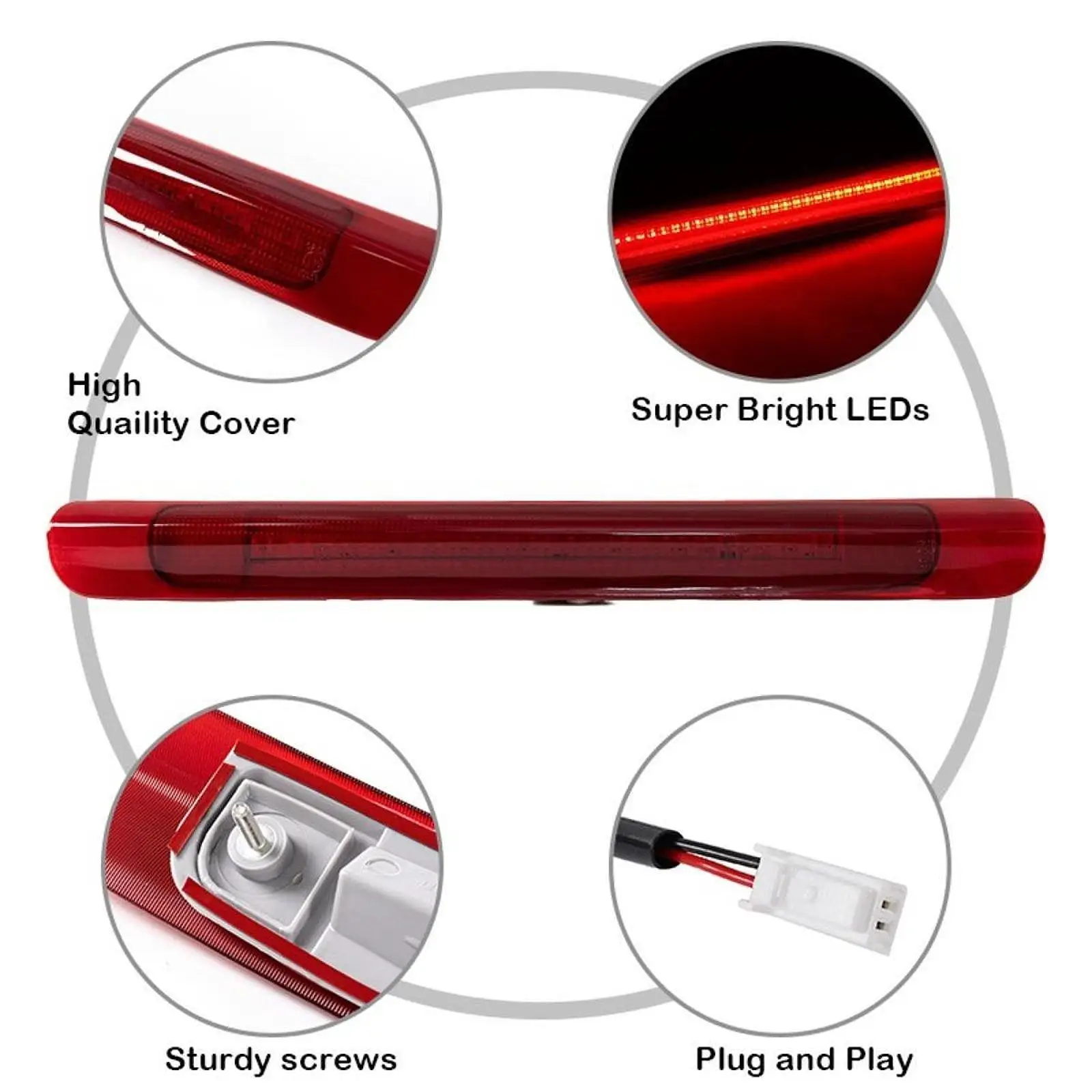 

High Level Third Brake Light 81570-60062 Replacement Lightweight Repair Parts