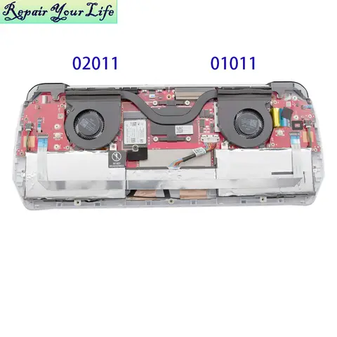 Cooling Fan Handheld Console PC Parts For Asus Rog Ally RC71L 2023 13NR0GY0M01011 13NR0GY0M02011 6033B0124601 6033B0124501 New