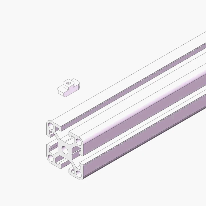 T Slot Nut M3 M4 M5 M6 M8 palu geser kepala pencetak 3D konektor pengencang bagian 2020 3030 4040 profil aluminium