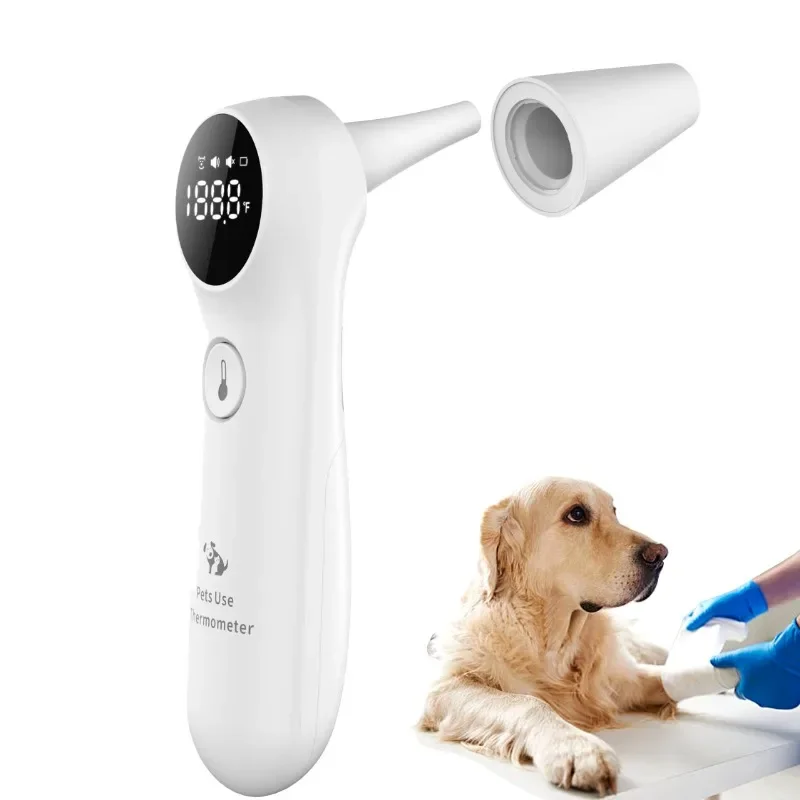 Hot Sale Dog Ear Temperature Monitor Pet Thermometer Non-Contact Electronic Thermometer for Pet Ear Canal Measurement