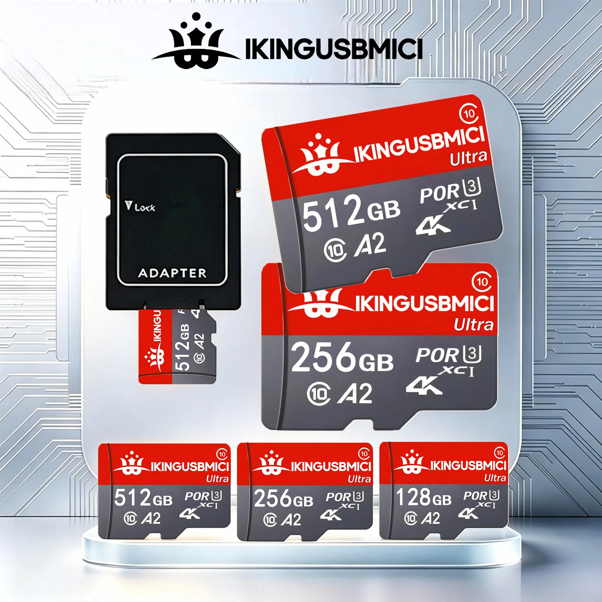 Elite SD Cards 32G/64G/128G/256G/512GB Memory Card TF Cards Ultra HD Durable U3 V10 UHS-I For GoPro/Desktop/Security Camera